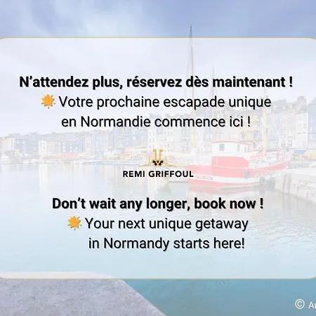 Casa de Férias La Maison Du Puits With Wood-burning Stove Center 5p Honfleur